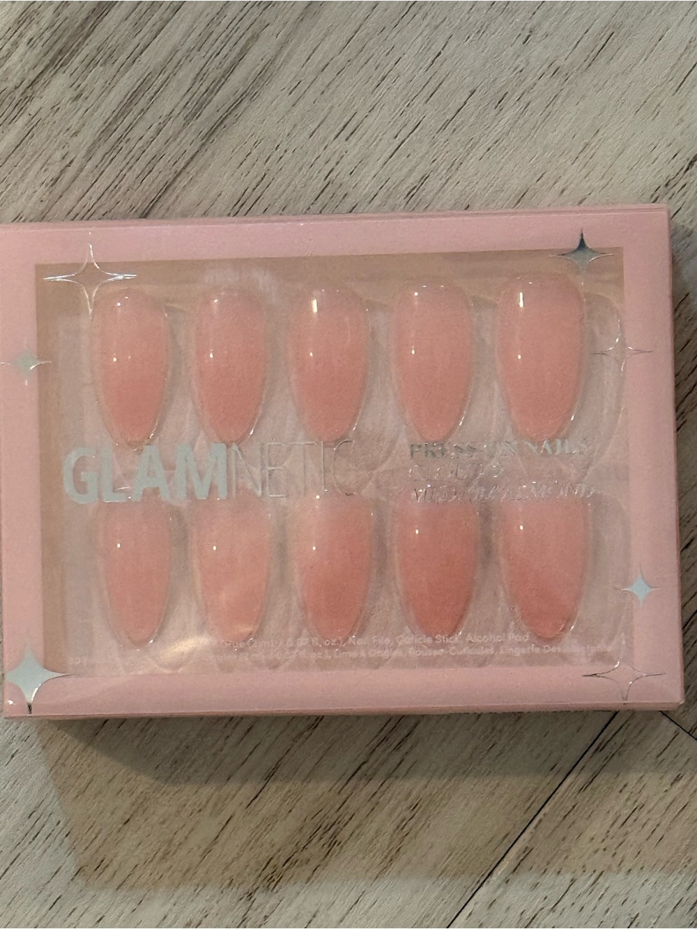 Glamnetic Soft Pink Press-On Nails – Natural Gloss Set